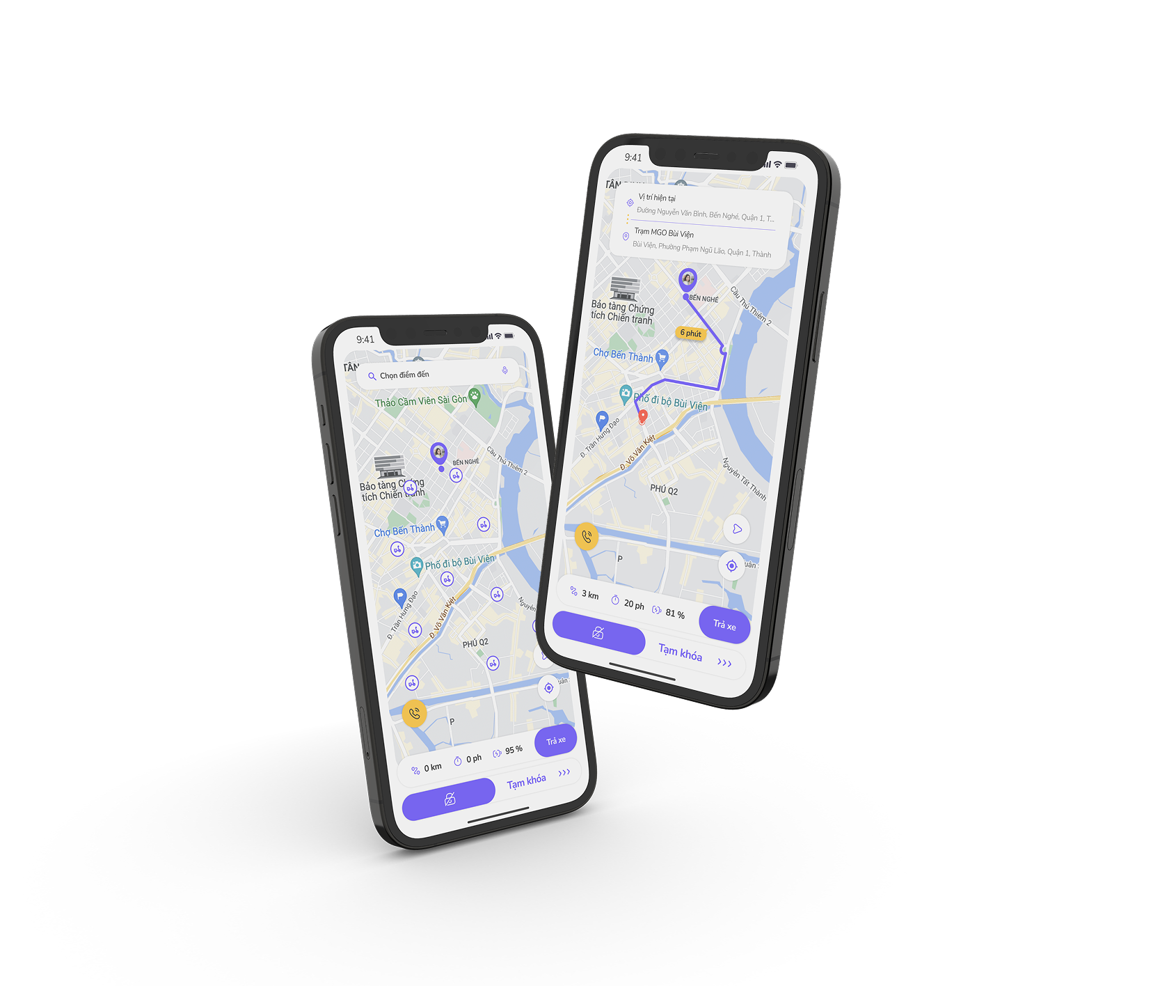 Giao diện App GOKA